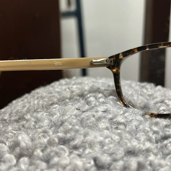 Chelsea Morgan Women’s Eyeglass Frames for Eyeglasses Preowned Studded Tortoise - Picture 7 of 10